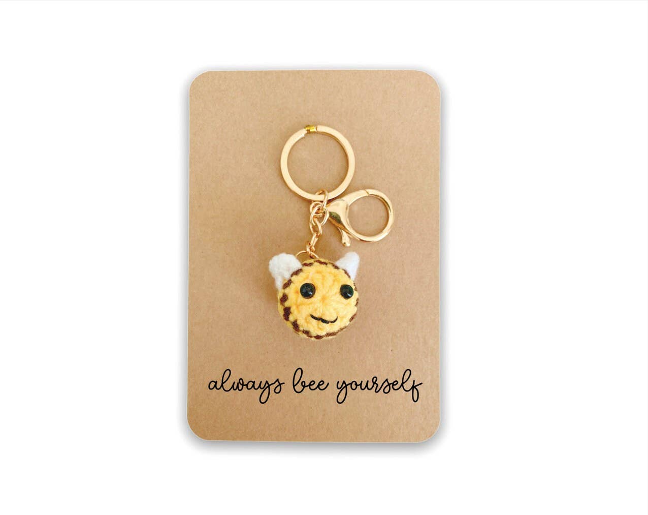 Always Bee Yourself - Handmade Bee Keyring
