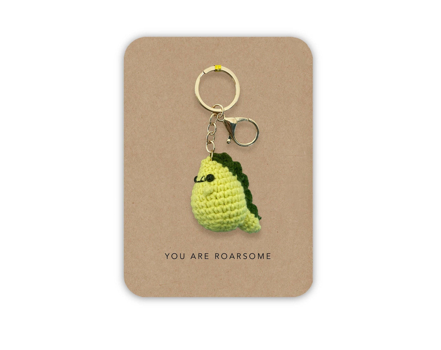 You are Roarsome - Dinosaur Keyring - Thank you gift