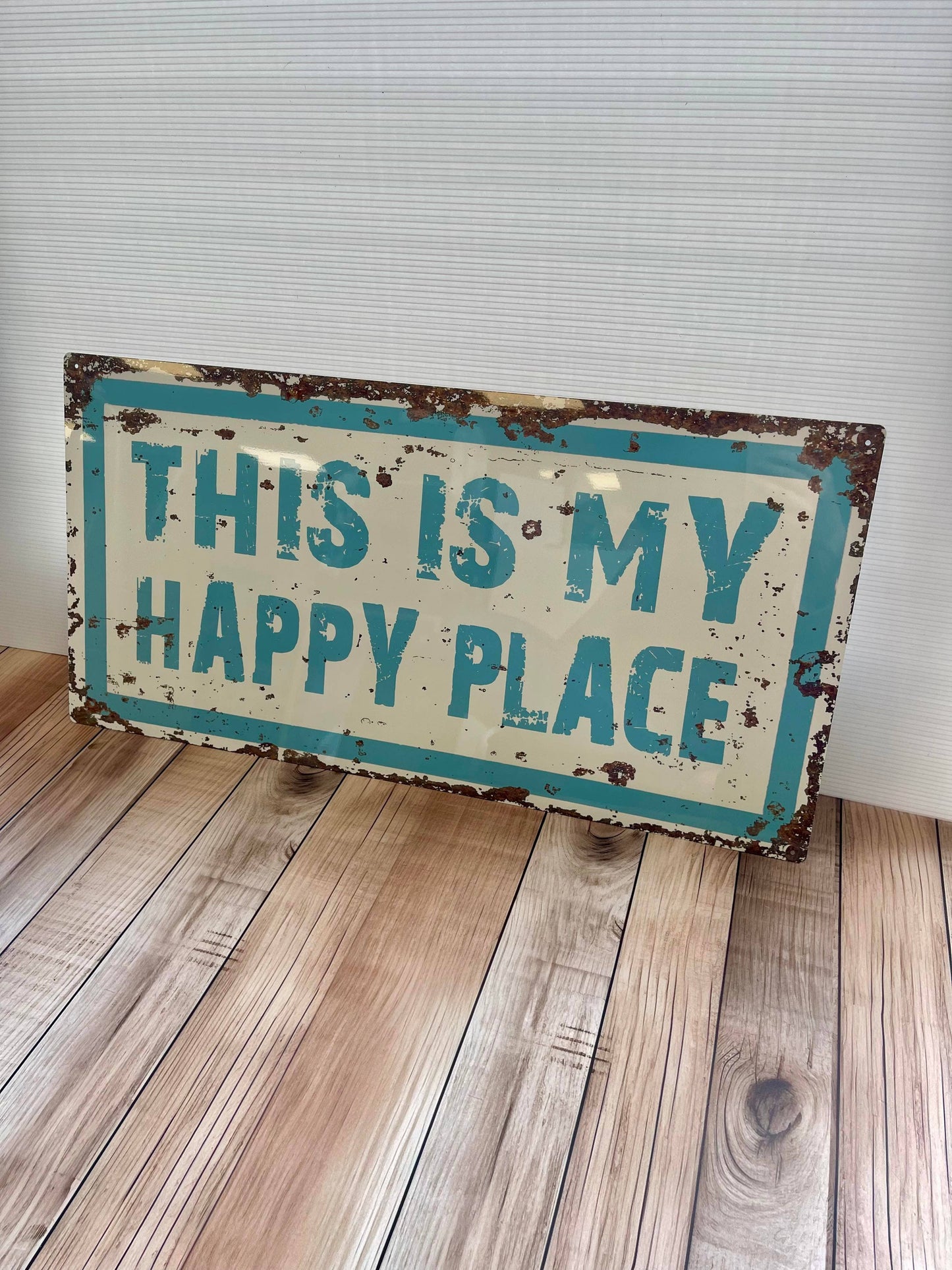 This is My Happy Place - Metal Wall Sign
