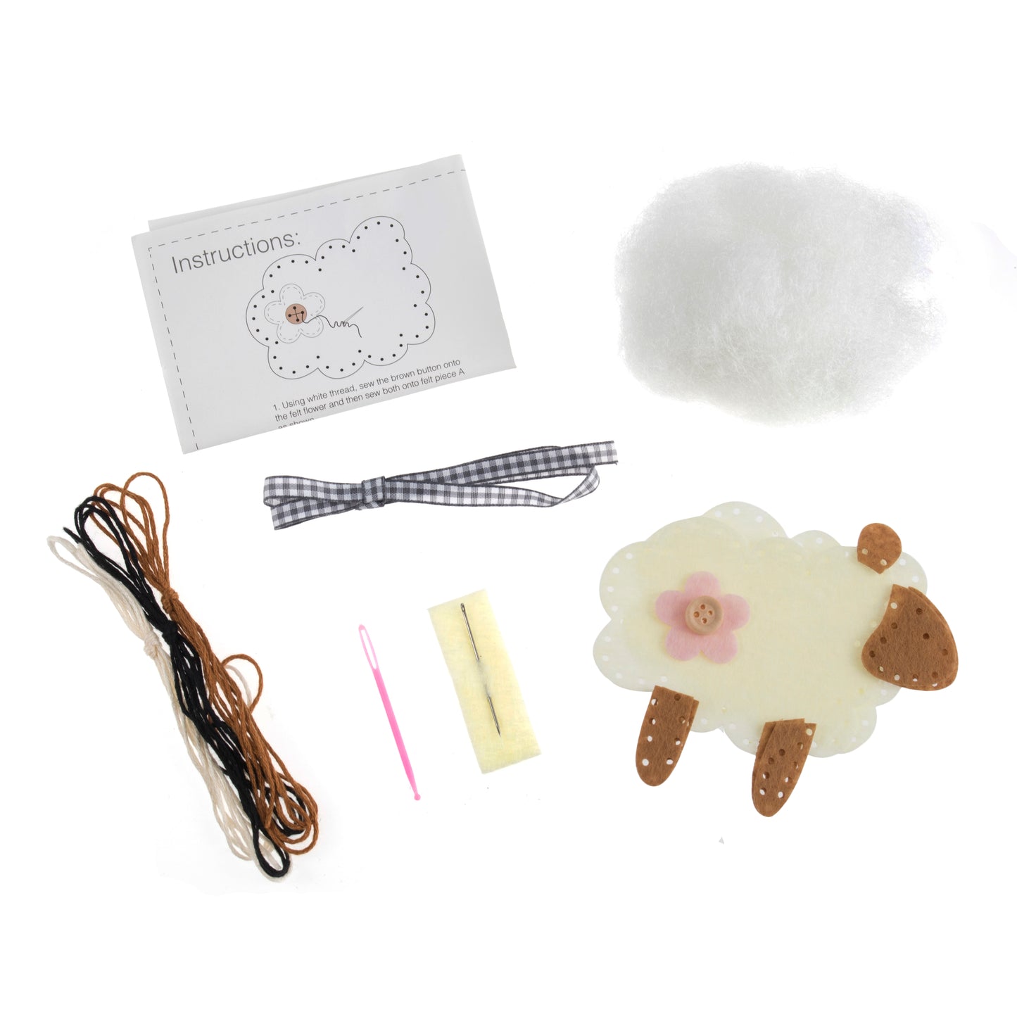 Make your Own Sheep Felt Kit