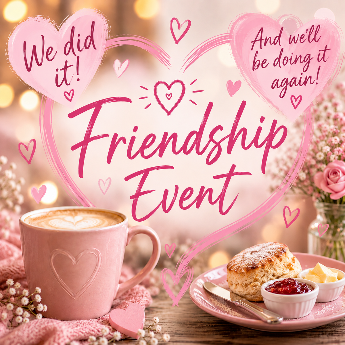 Friendship Evening 2 ๐ Mon 19th October 6pm-8pm ๐