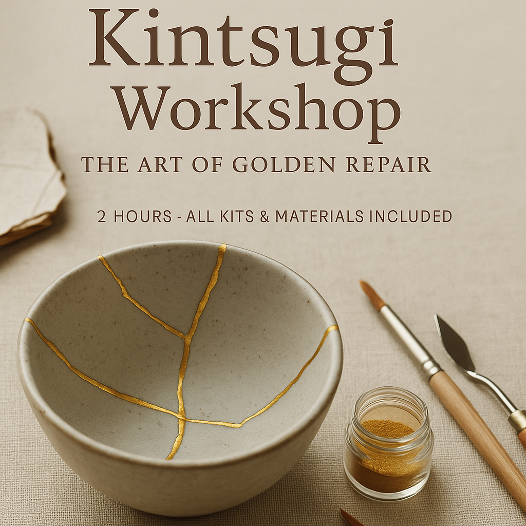 ✨ Kintsugi Workshop — The Art of Golden Repair ✨ Monday 9th March 10am-12pm