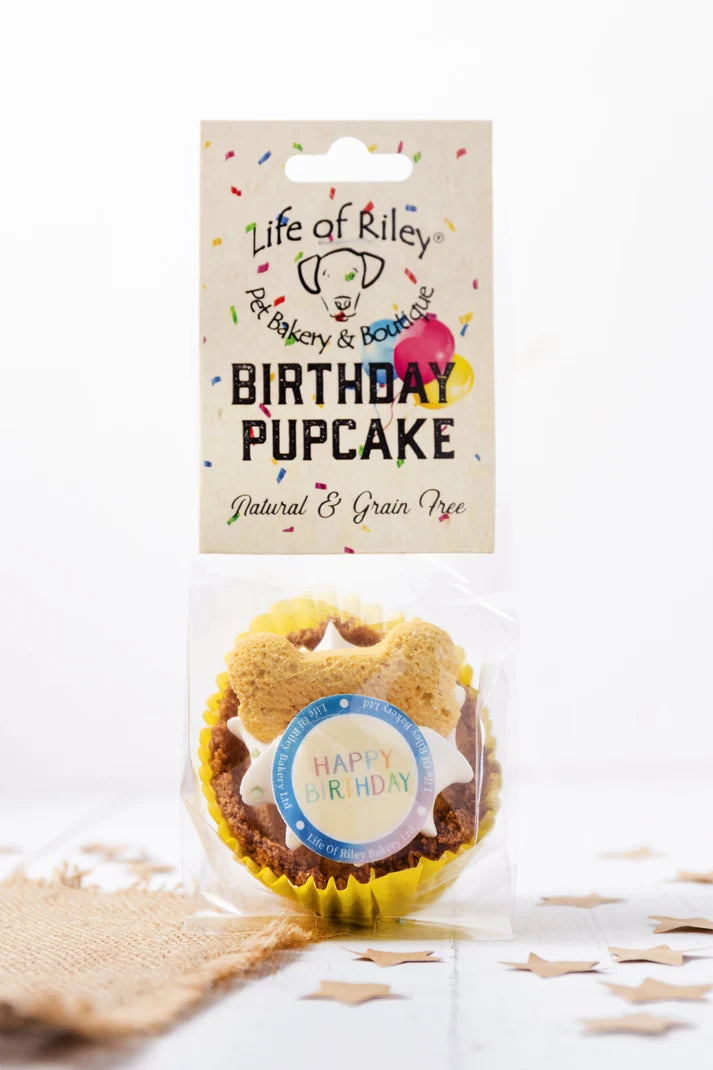 Life of Riley Luxury Birthday PupCake for Dogs – 100% Natural, Grain-Free