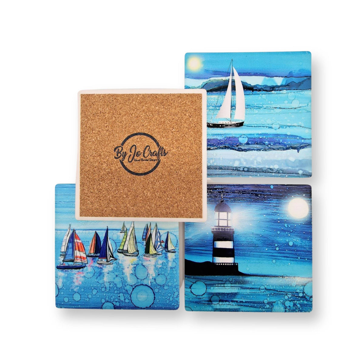 Iconic Rowing Boat Ceramic Coaster