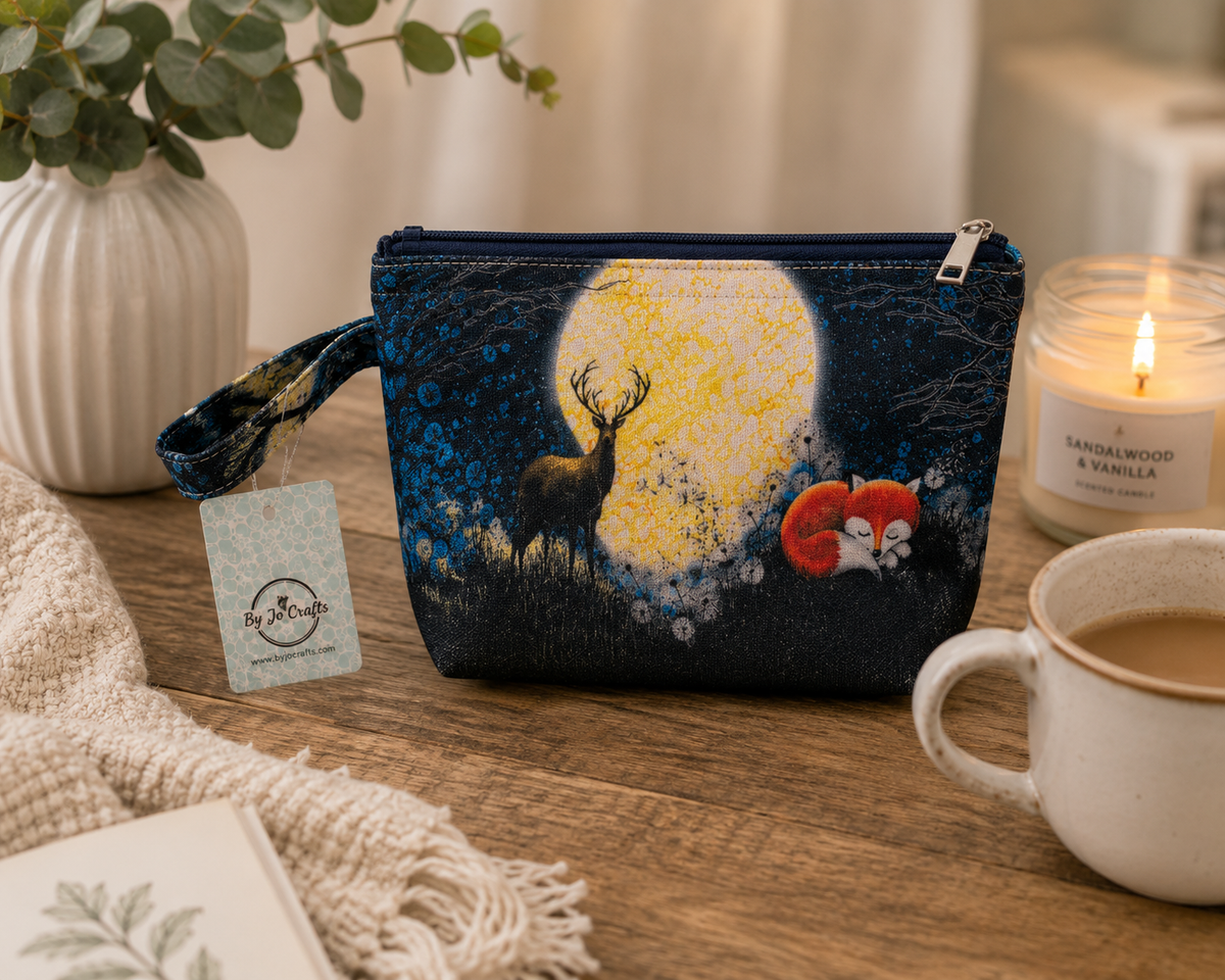 Hare & Owl wash bag, makeup bag by Jojo.