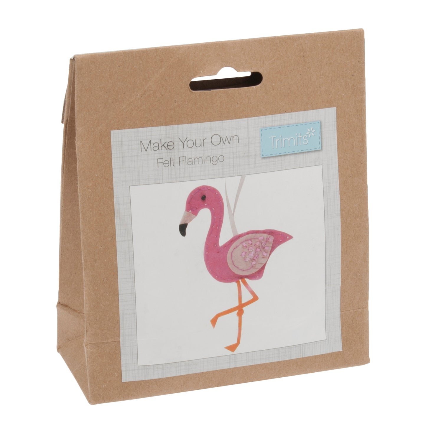 Pink Felt Flamingo kit