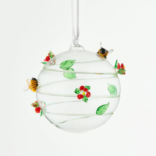 Sienna - 10cm Glass Globe - Wildlife Collection - Bee