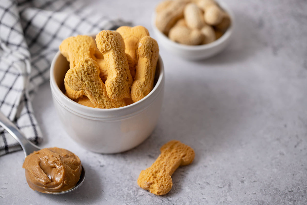 Peanut Butter Bones - Nutritionist Approved Dog Treats