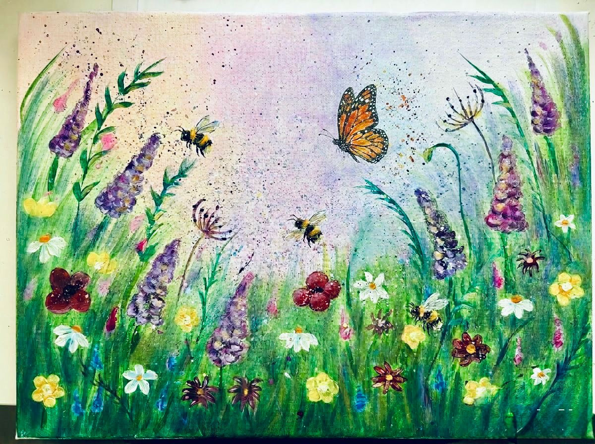 Paintopia - Colourful Wild Meadow - Thursday 6th August 6pm-8pm