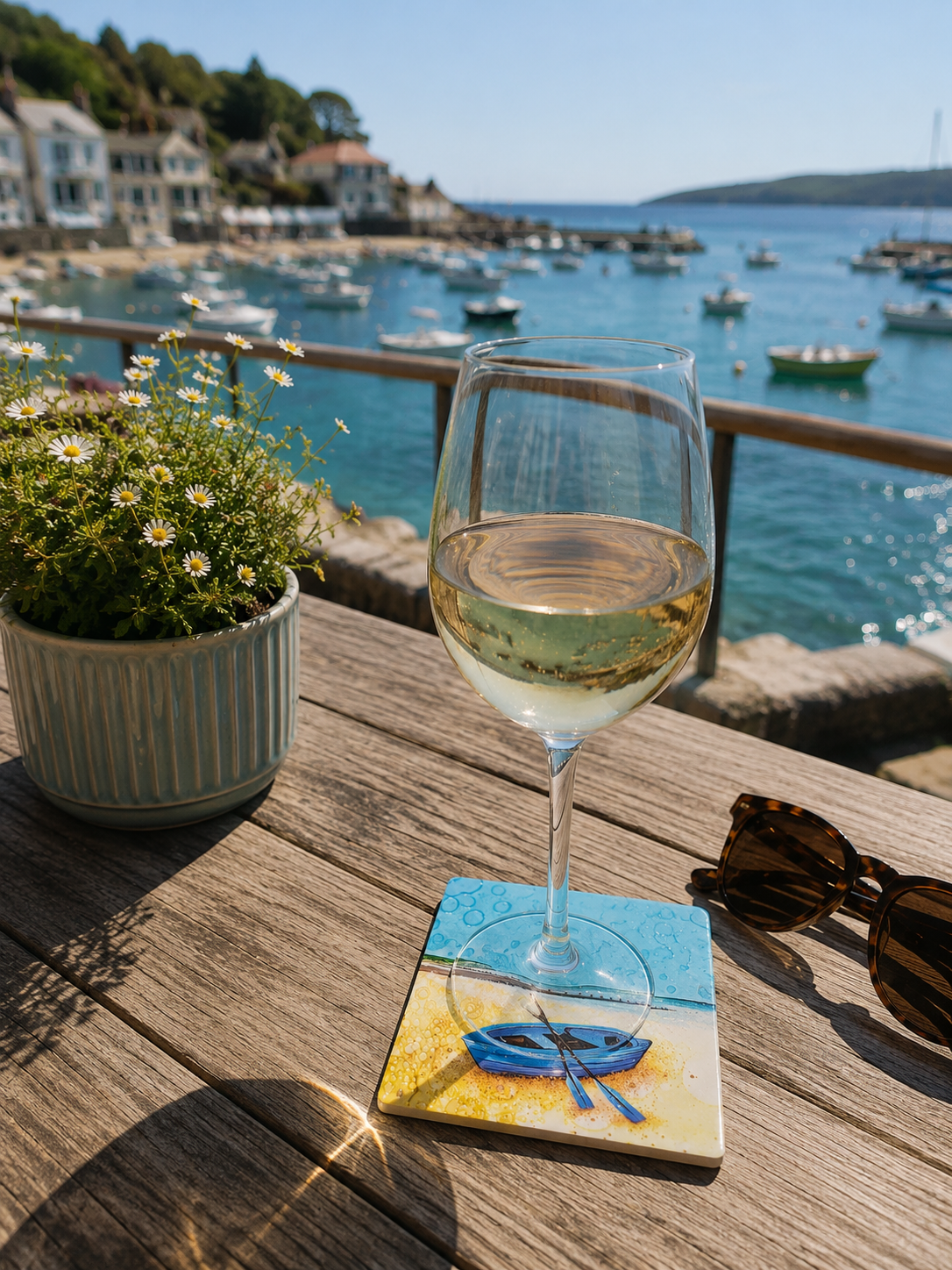 Iconic Rowing Boat Ceramic Coaster