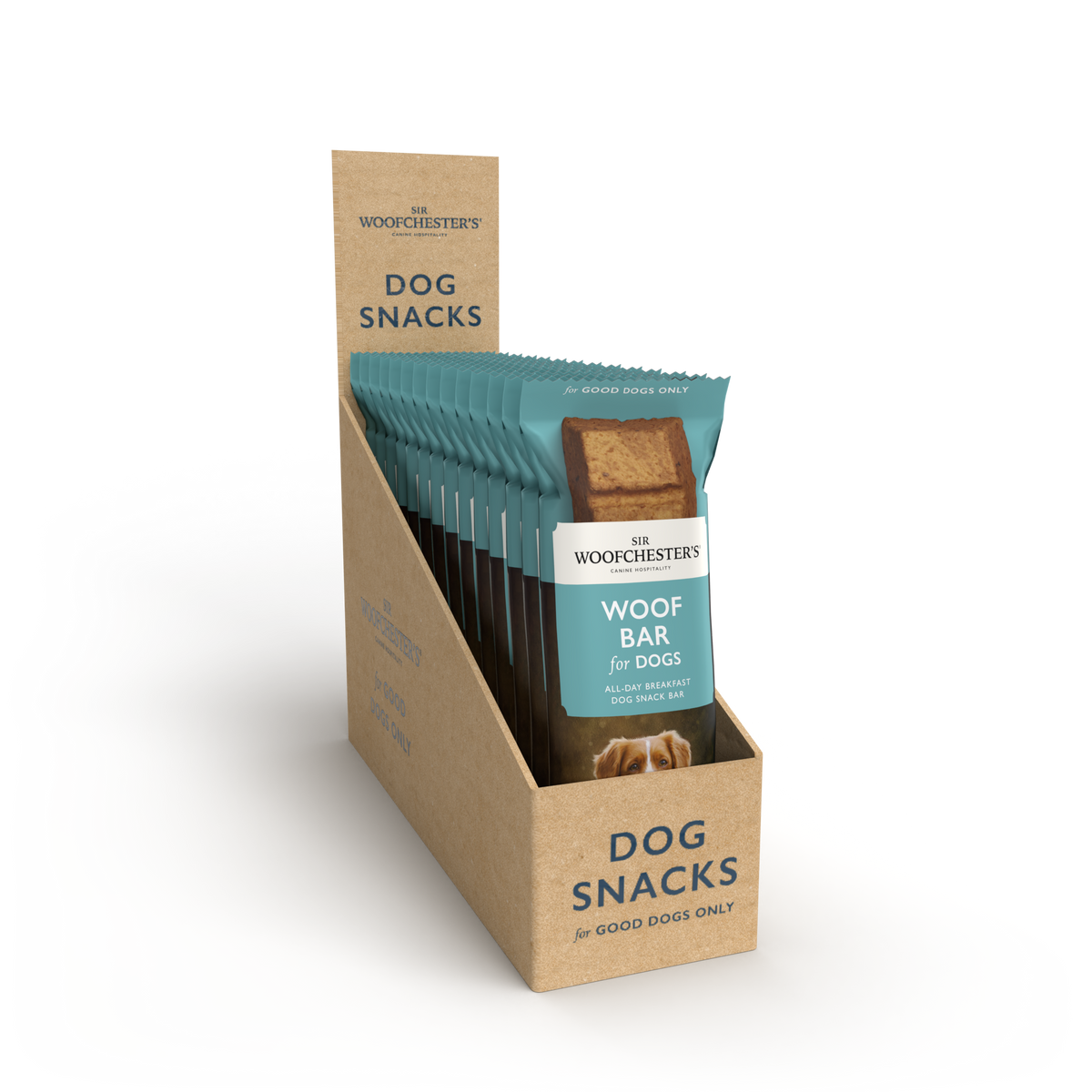 Woof Bar Dog Snack · All Day Breakfast Flavour Dog Snack Bar
