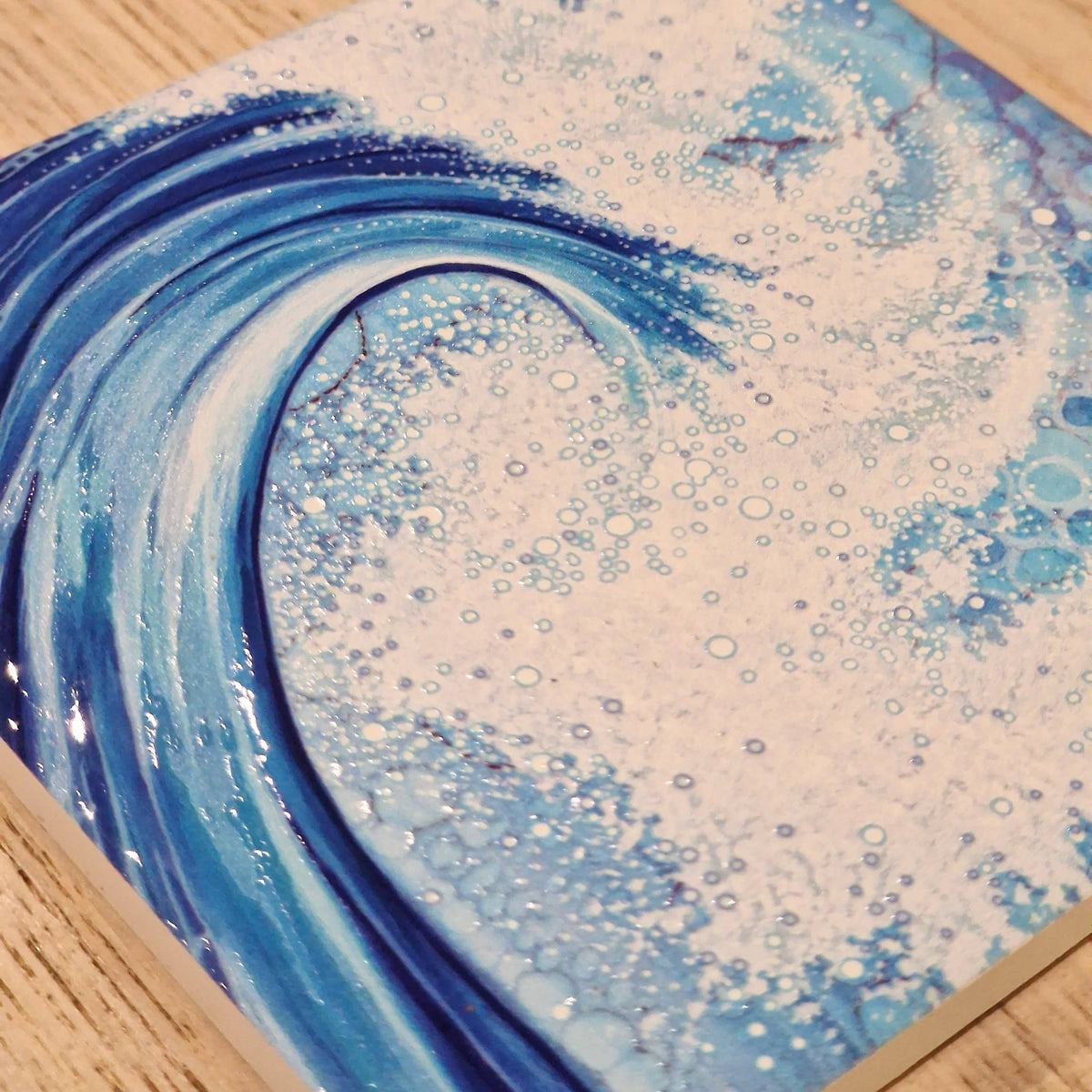 Wave Ceramic Coaster, Sea Coaster