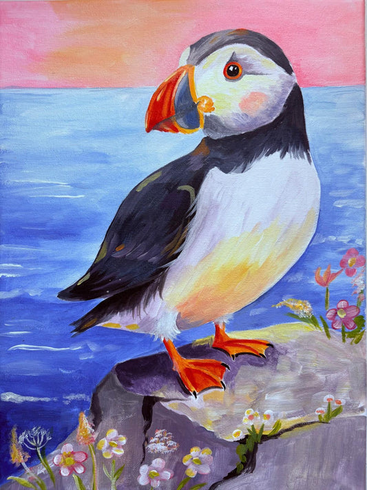 Perfect Puffin with Paintopia Wednesday 9th September 6.30pm-8.30pm