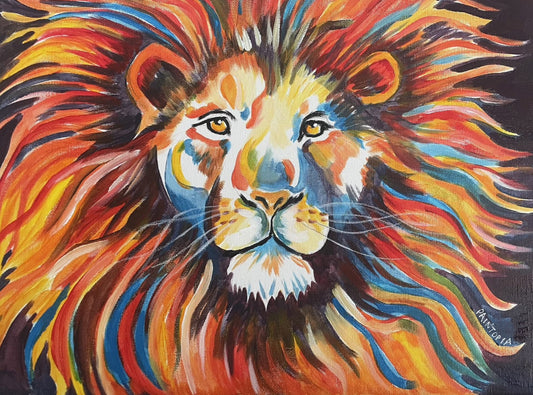 Paintopia – Lion Workshop Thursday 12th March 6pm-8pm