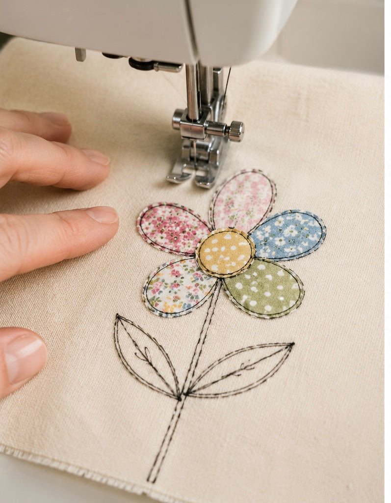 Free Motion Embroidery – Learn to Draw with Your Sewing Machine. Choose your own date! 📅