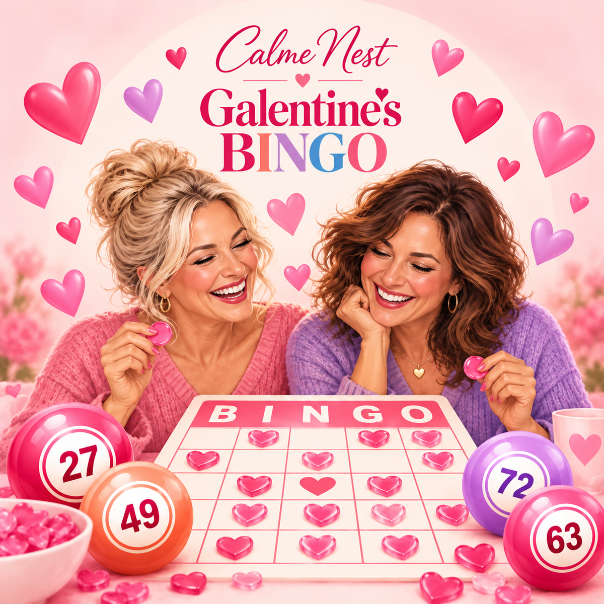Galentines Bingo Fri February 12th 6.30pm-8.30pm