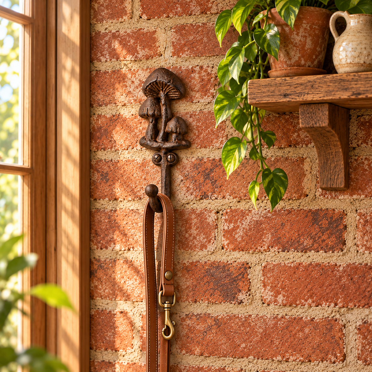 Cast Iron Mushroom / Toadstool Hook