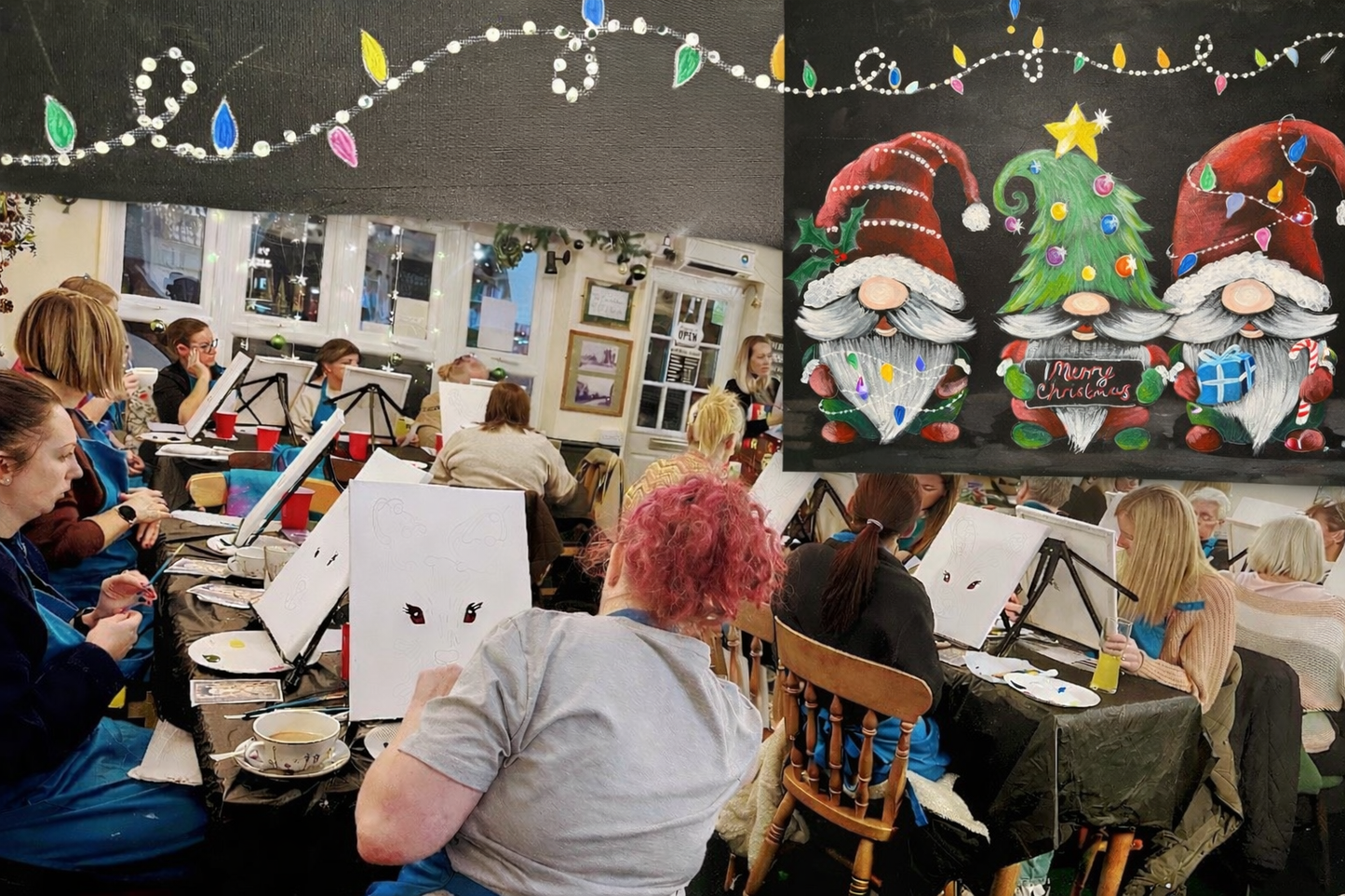 Christmas with Paintopia @ Calme Christmas Gonks. - Wednesday 16th December | 6:00pm