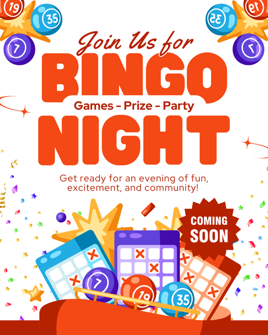 Community Bingo - Monday 2nd March 6-8pm