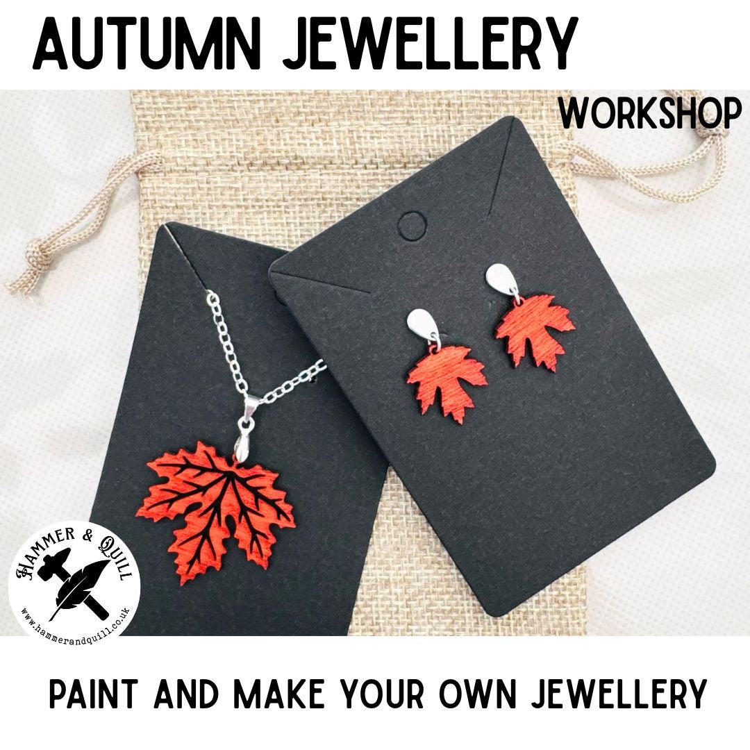 Autumn Jewellery Workshop with Emma of Hammer & Quill | Wednesday 30th Sep, 6:30–8:30pm