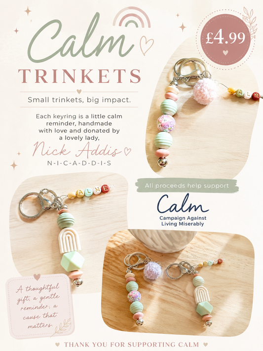 💖Calme Key Rings  - Made for us by Nic 💖