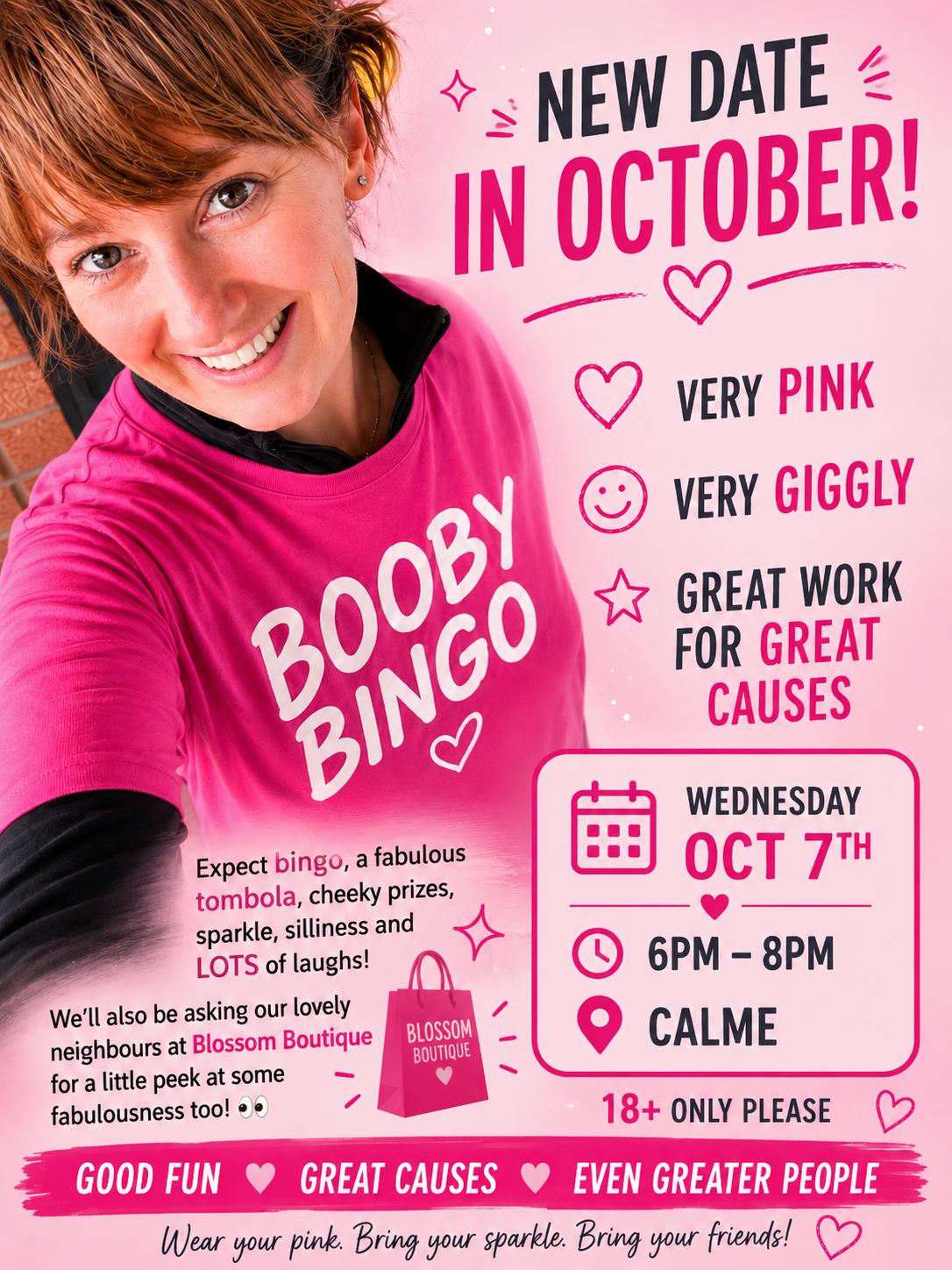2026 Boobie Bingo 18+ only please - Wednesday Oct 7th 6pm - 8.30pm (ish) 🤪
