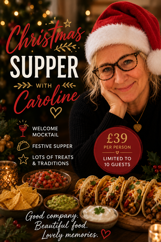 Christmas Supper Date with Caroline Friday 11th December 6.30pm