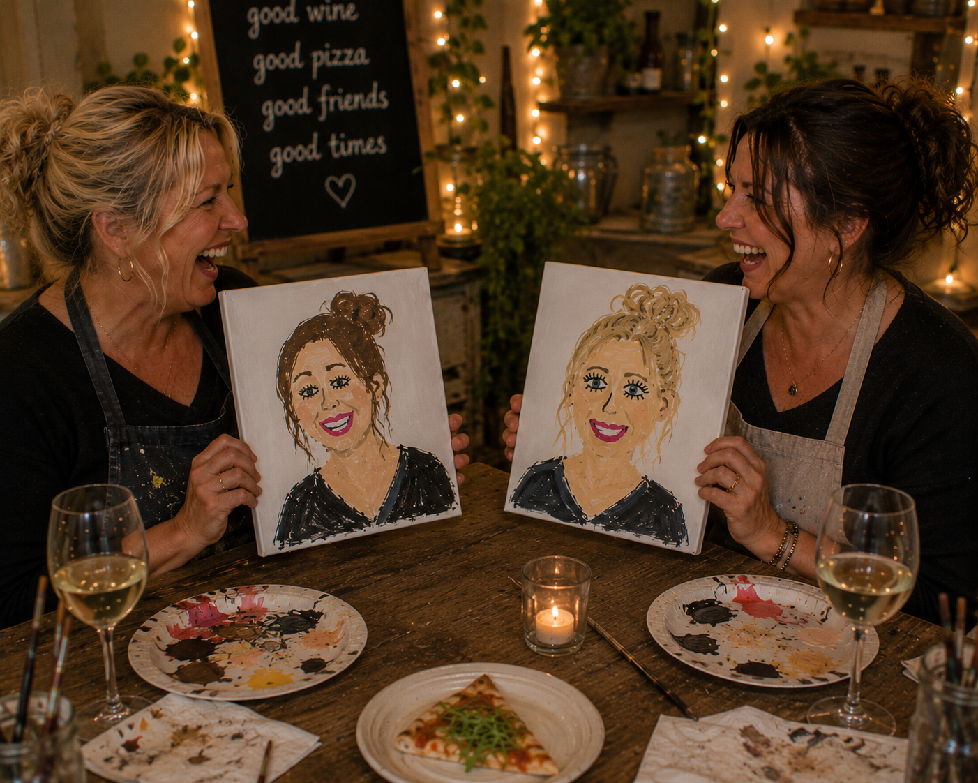 Paint Your Mate (Badly!) with Pizza 🍕and Fizz - Thursday 19th November