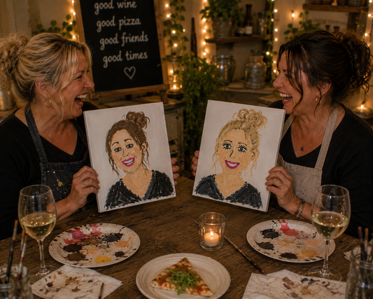 Paint Your Mate (Badly!) with Pizza 🍕and Fizz - Thurs 19th November 6.30pm- 8.30pm