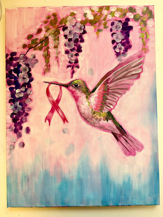 Paintopia. Breast Cancer Support - Guided Paint Workshop | Sun October 11th 10.30am-12.30pm 🎀