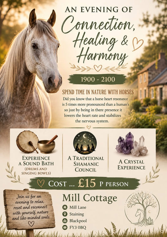 New Dates Coning Soon.                  An Evening of Nature, Horses & Deep Relaxation with Jackie Winters. 💖