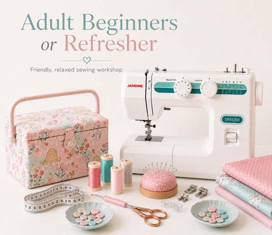 🧵 Get to Know and LOVE Your Sewing Machine. Tues 15th September 6pm-8pm 🧵