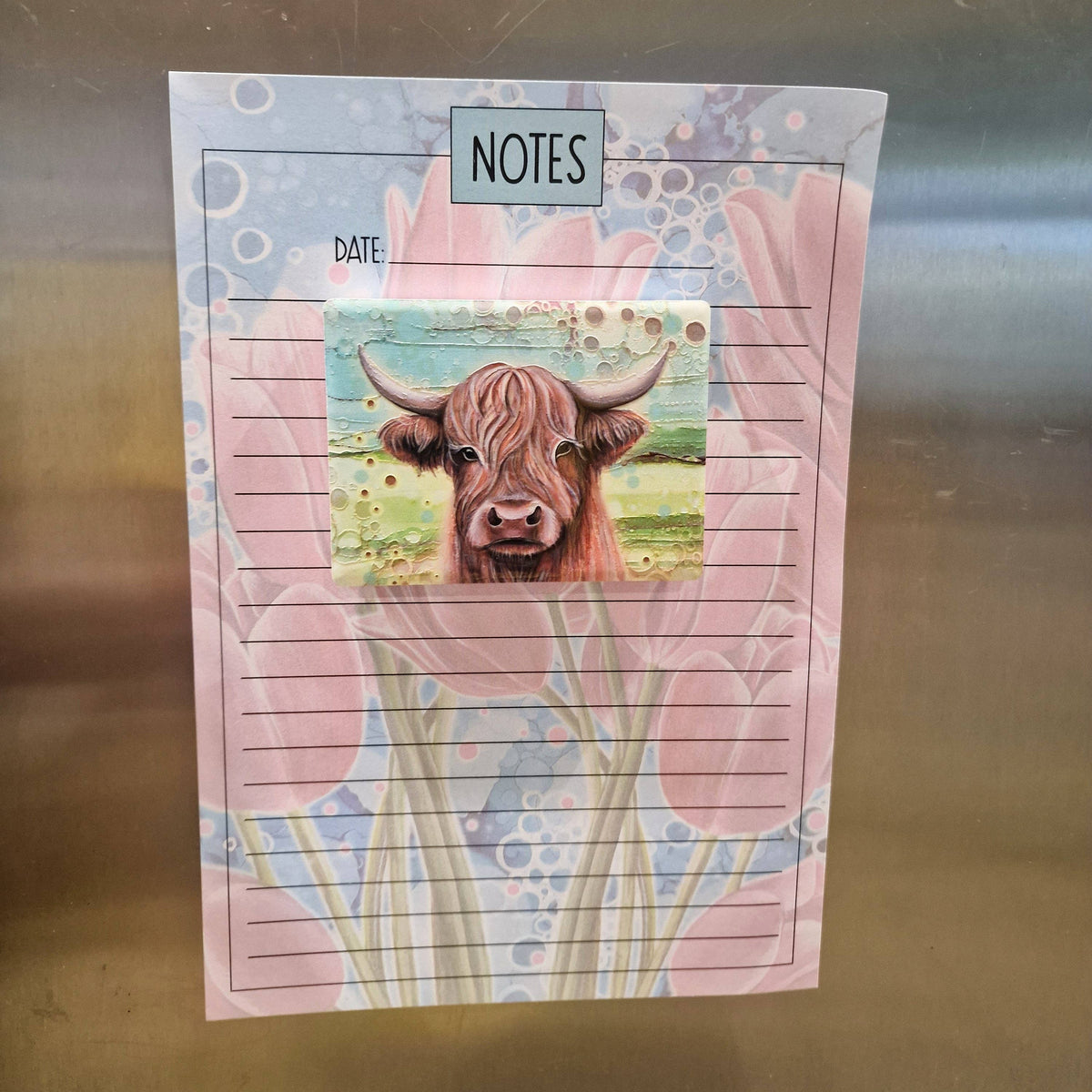 Highland Cow Ceramic Magnet