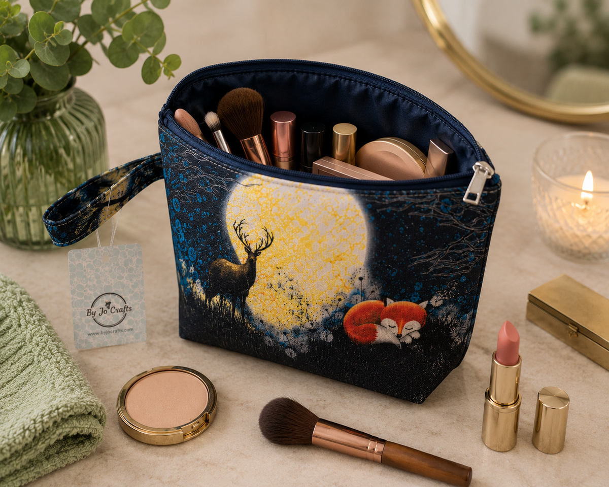 Hare & Owl wash bag, makeup bag by Jojo.