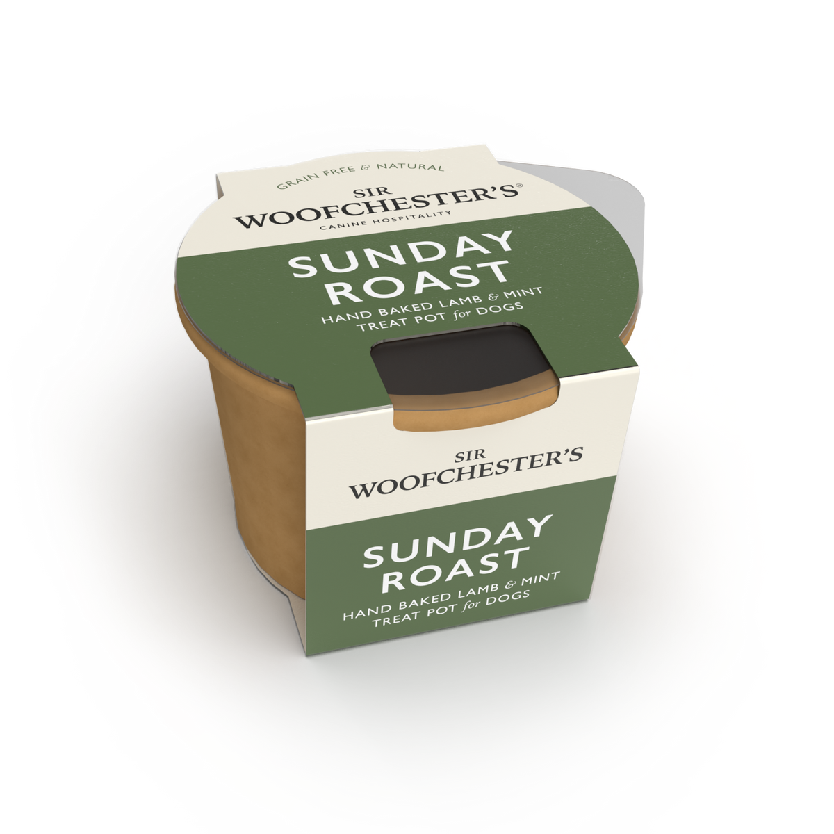 Sunday Roast Treat Pot · Hand-Baked Lamb & Mint Dog Treats