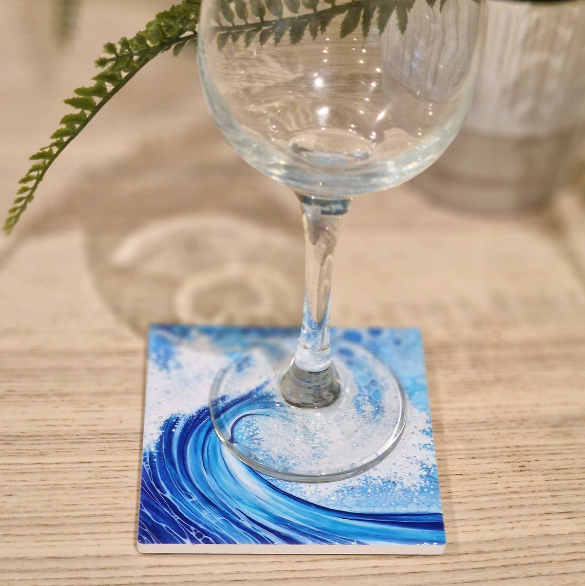 Wave Ceramic Coaster, Sea Coaster